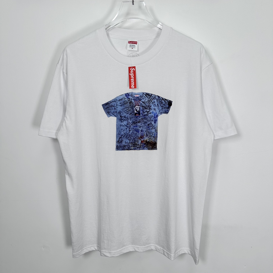 Supreme First Tee - White - everydesigner