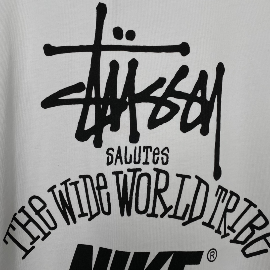 Nike x Stussy The Wide World Tribe T-Shirt - everydesigner