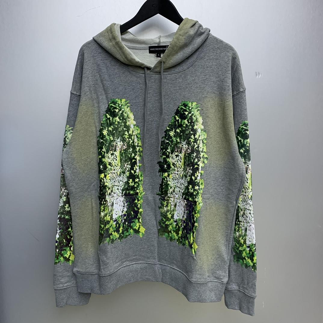 Who Decides War Green Garden Glass Hoodie - everydesigner