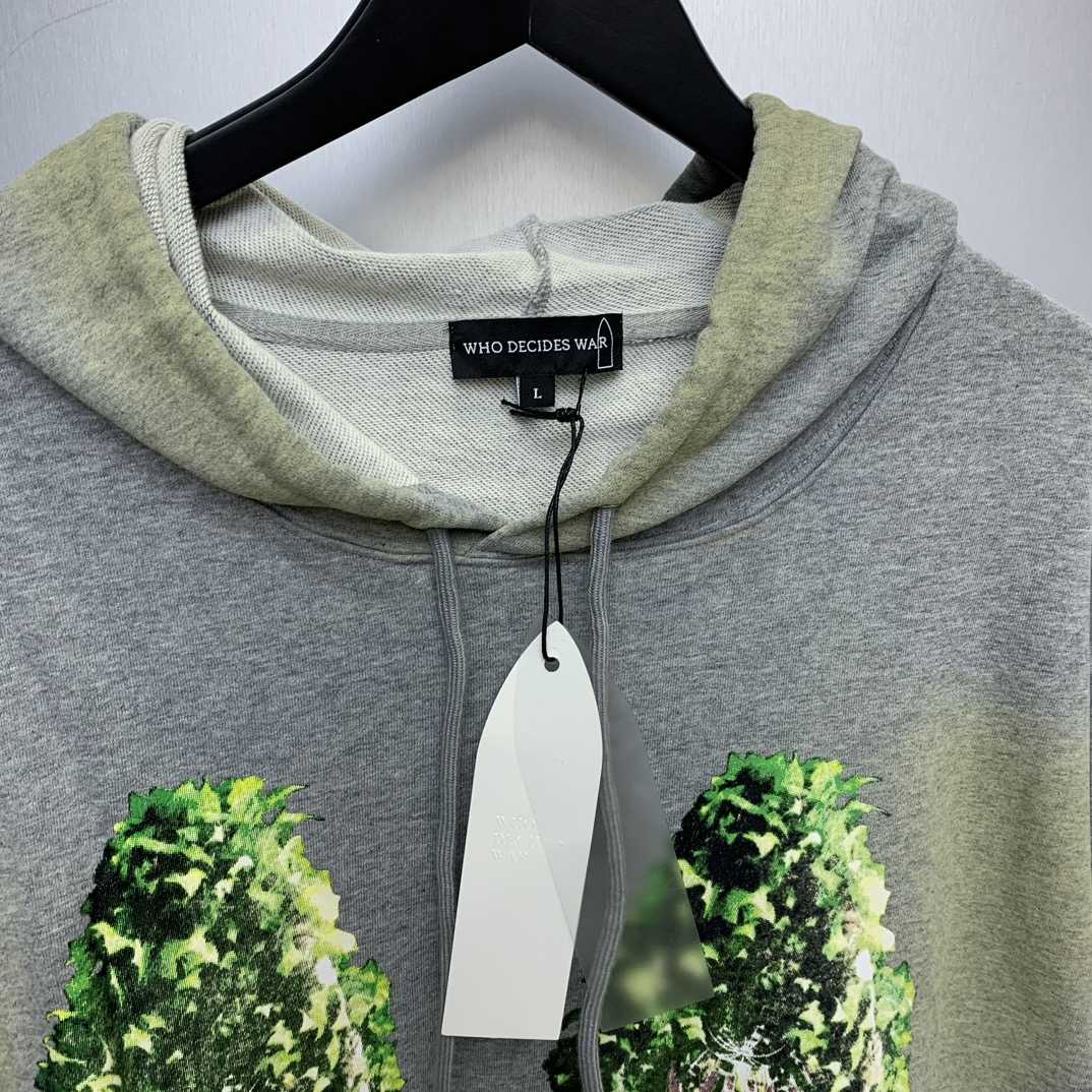 Who Decides War Green Garden Glass Hoodie - everydesigner