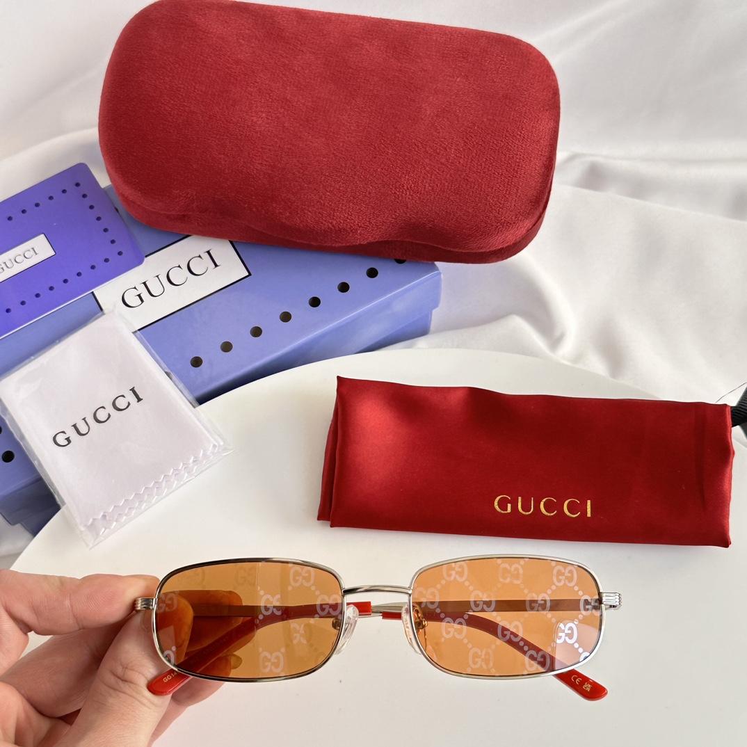 Gucci Rectangular Frame Sunglasses  GG1457S  - everydesigner