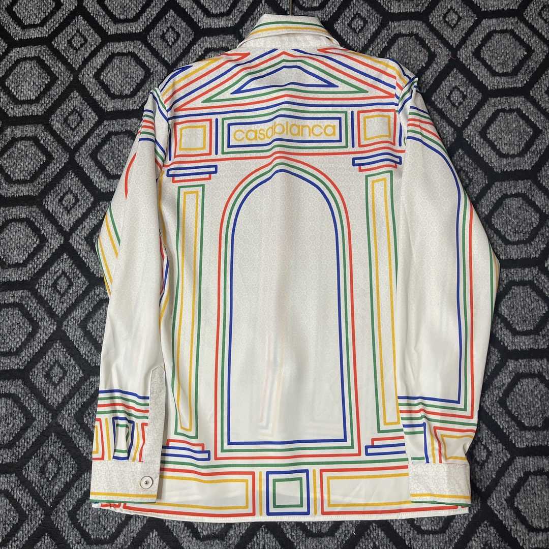 Casablanca Le Temple Du Sport Silk Shirt - everydesigner