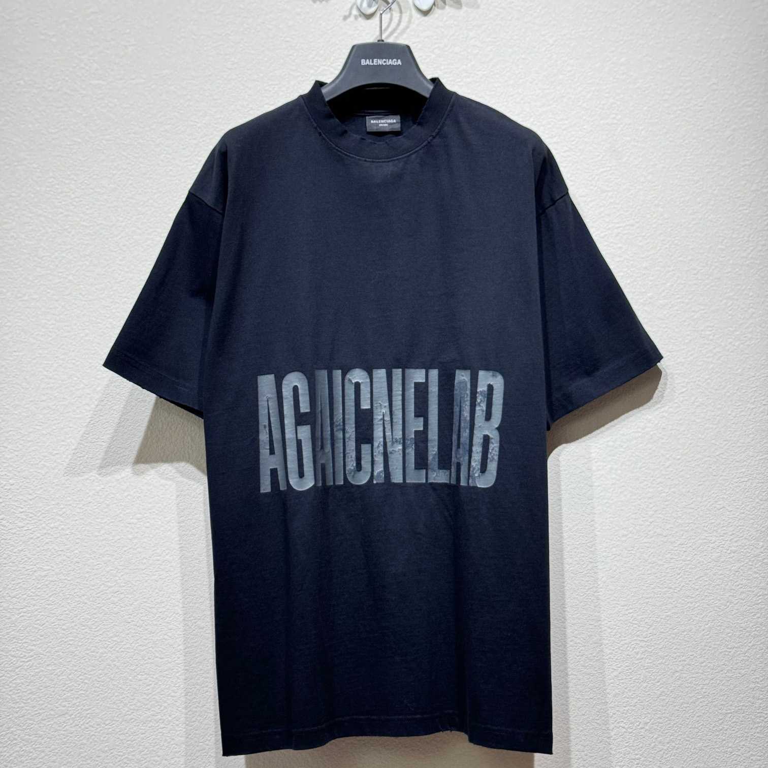 Balenciaga Agaicnelab T-Shirt Oversized Fit In Black - everydesigner