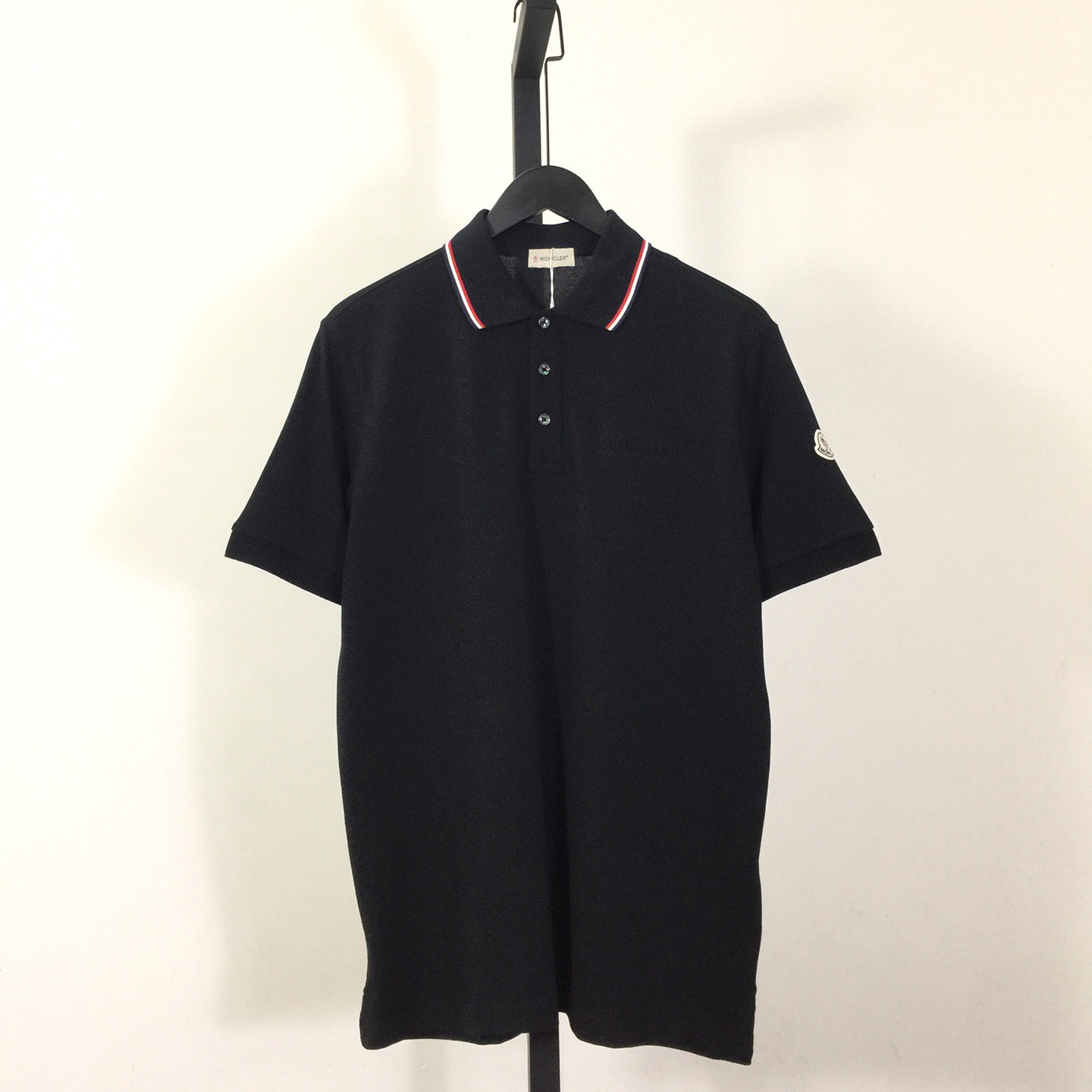 Moncler Logo Cotton Polo Shirt - everydesigner