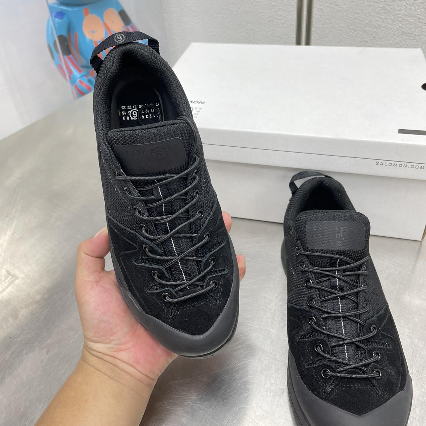 Maison Margiela Black Salomon Edition X-Alpages Sneakers - everydesigner