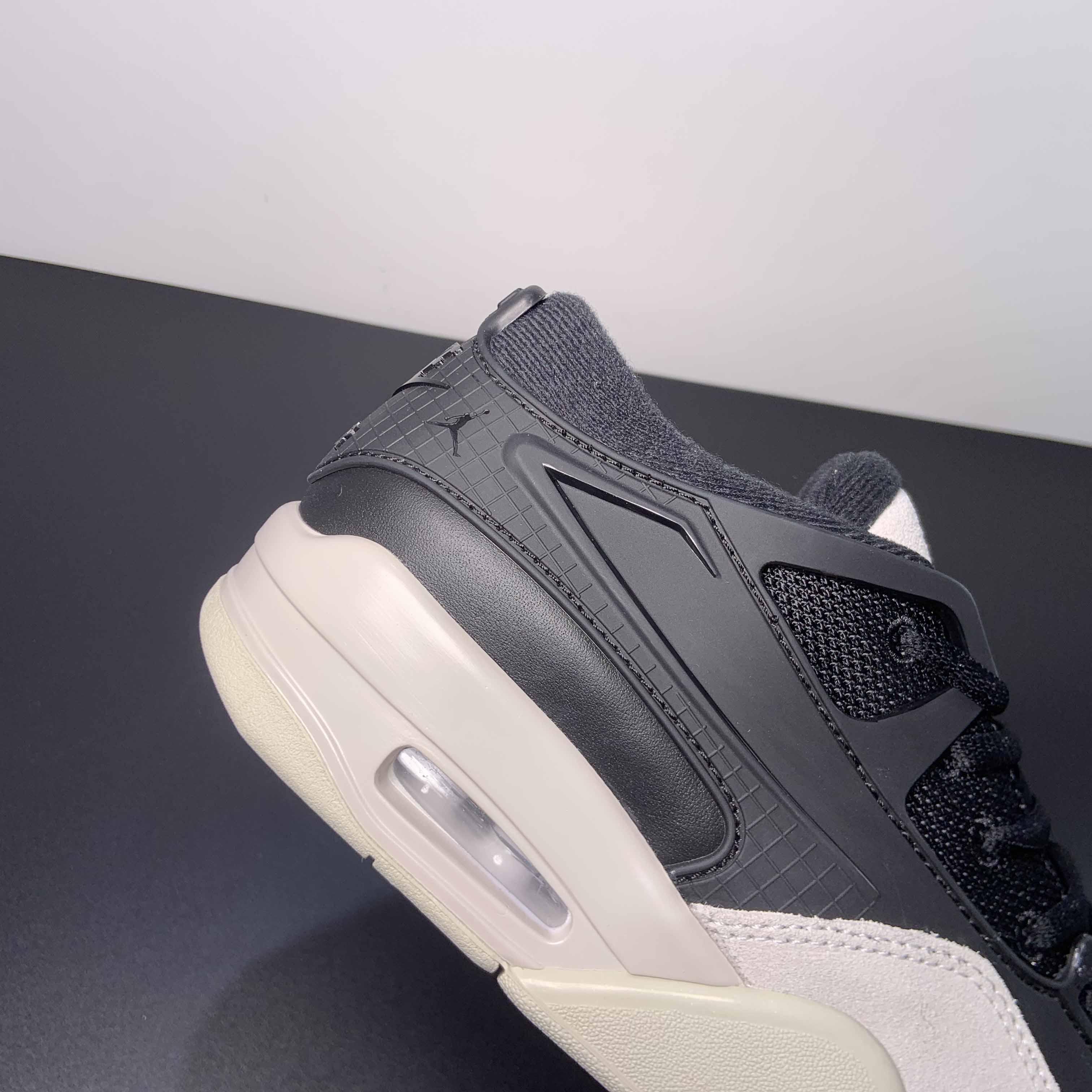 Jordan 4 Black/Light Bone-Dark Grey Sneakers     FQ7939-001 - everydesigner