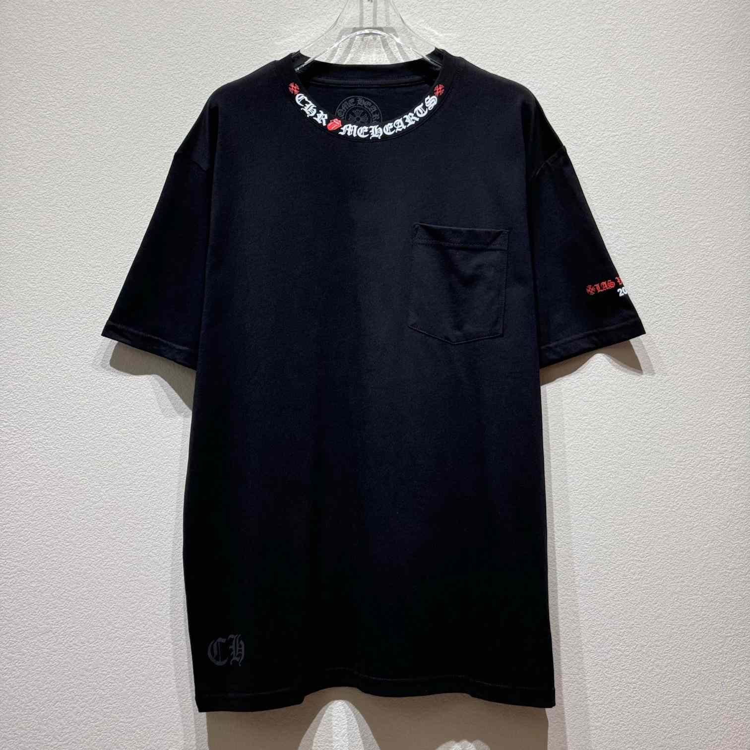 Chrome Hearts Neck Logo T-shirt - everydesigner