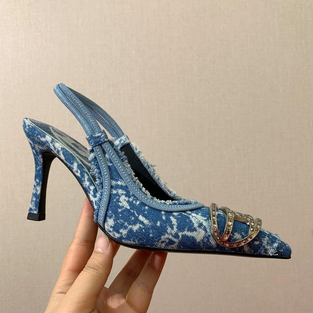 Diesel Blue D-Venus SB Heels - everydesigner