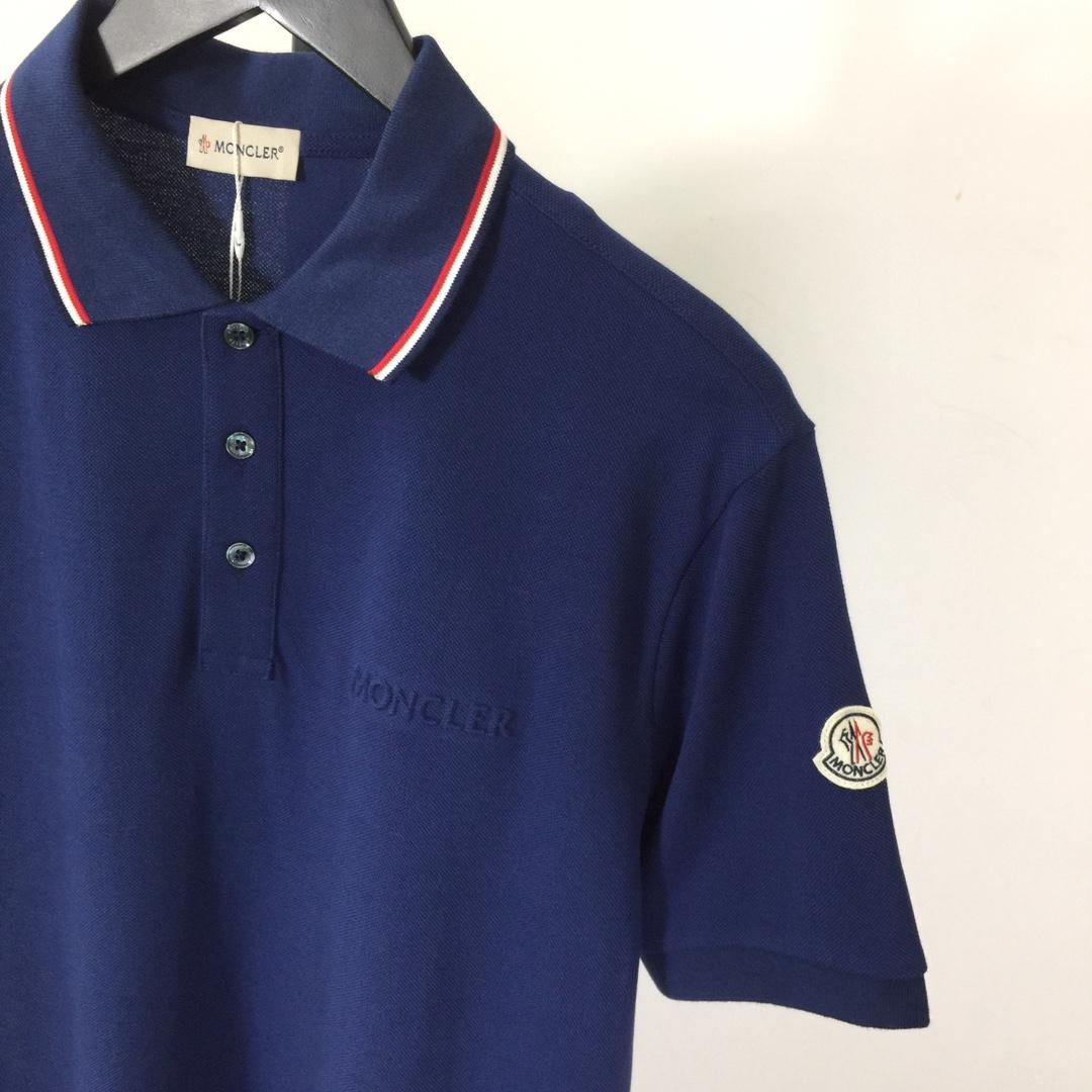 Moncler Logo Cotton Polo Shirt - everydesigner