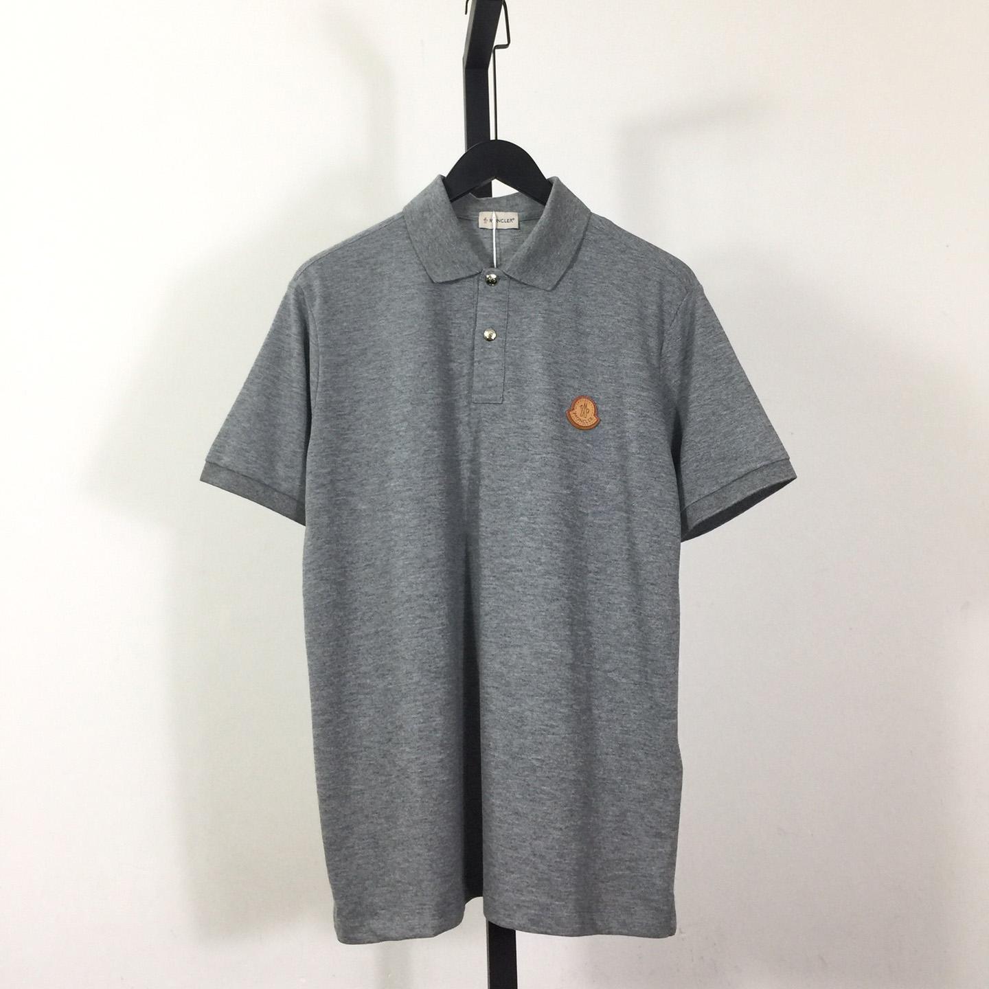 Moncler Logo Cotton Polo Shirt - everydesigner