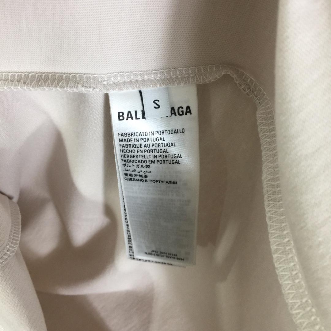 Balenciaga I Love Paris & Balenciaga T-Shirt Oversized In Dirty White - everydesigner