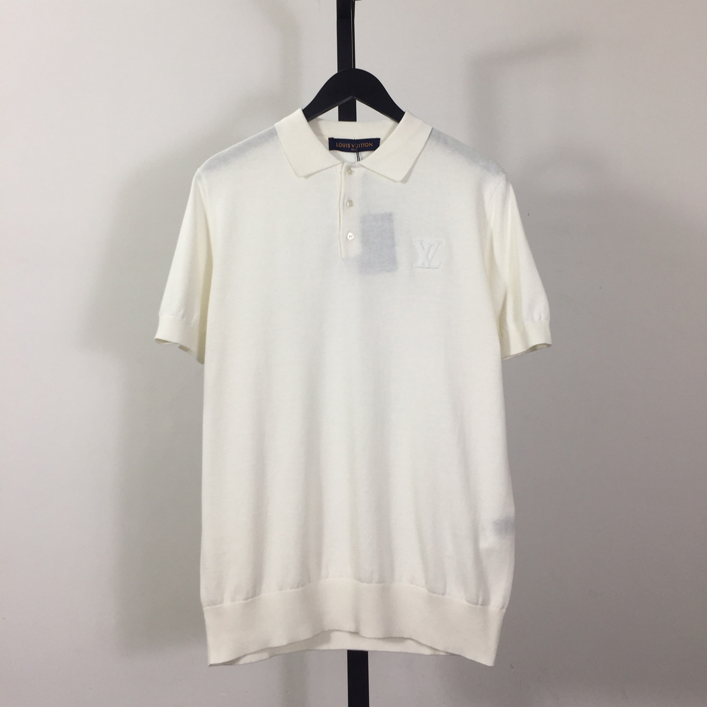 Louis Vuitton Cashmere And Cotton Blend Short-Sleeved Polo   1AFVKY - everydesigner