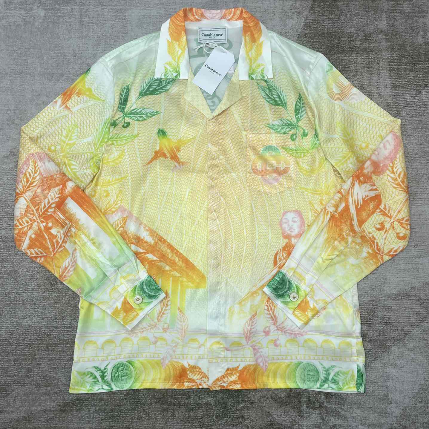 Casablanca La Monnaie Silk Shirt    CA3472 - everydesigner