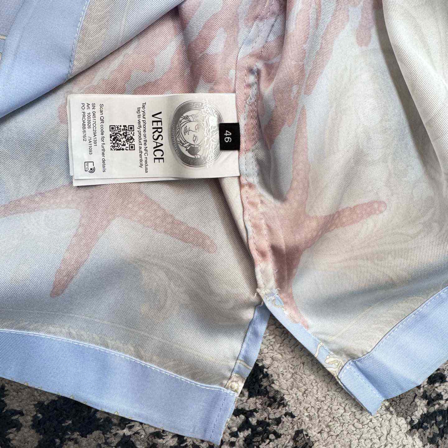 Versace Barocco Sea Silk Shirt & Shorts  - everydesigner