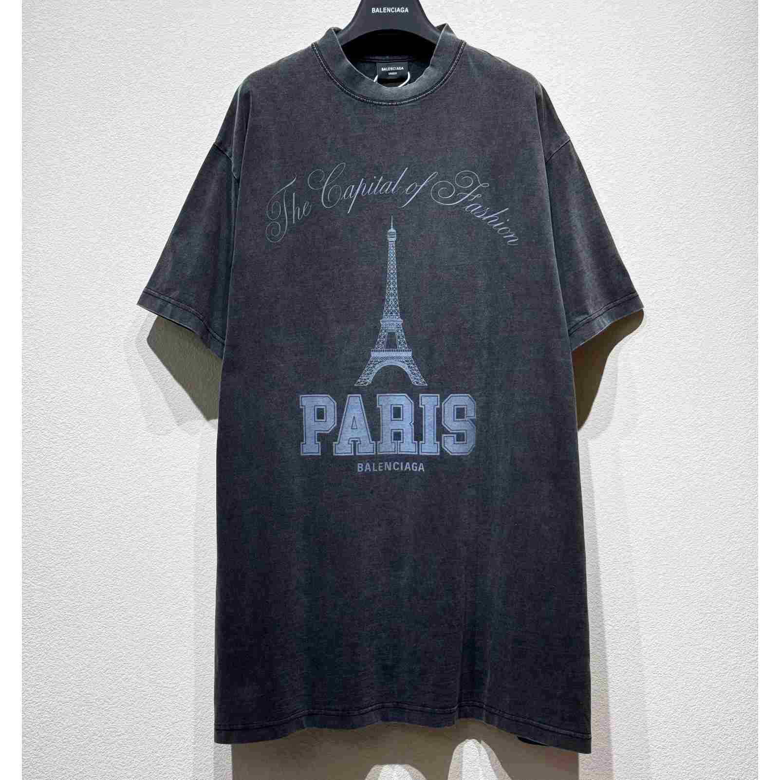 Balenciaga Paris T-Shirt Oversized  - everydesigner