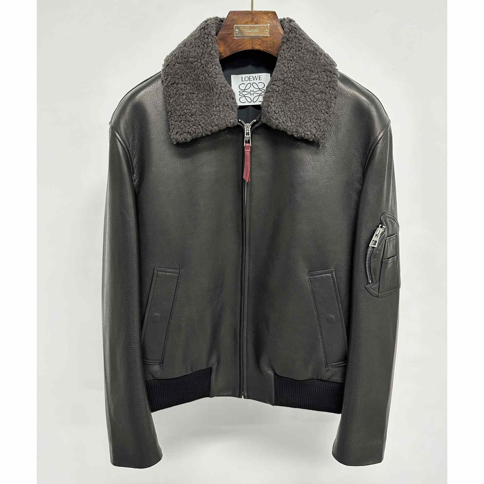 Loewe Bomber Jacket In Nappa Lambskin - everydesigner