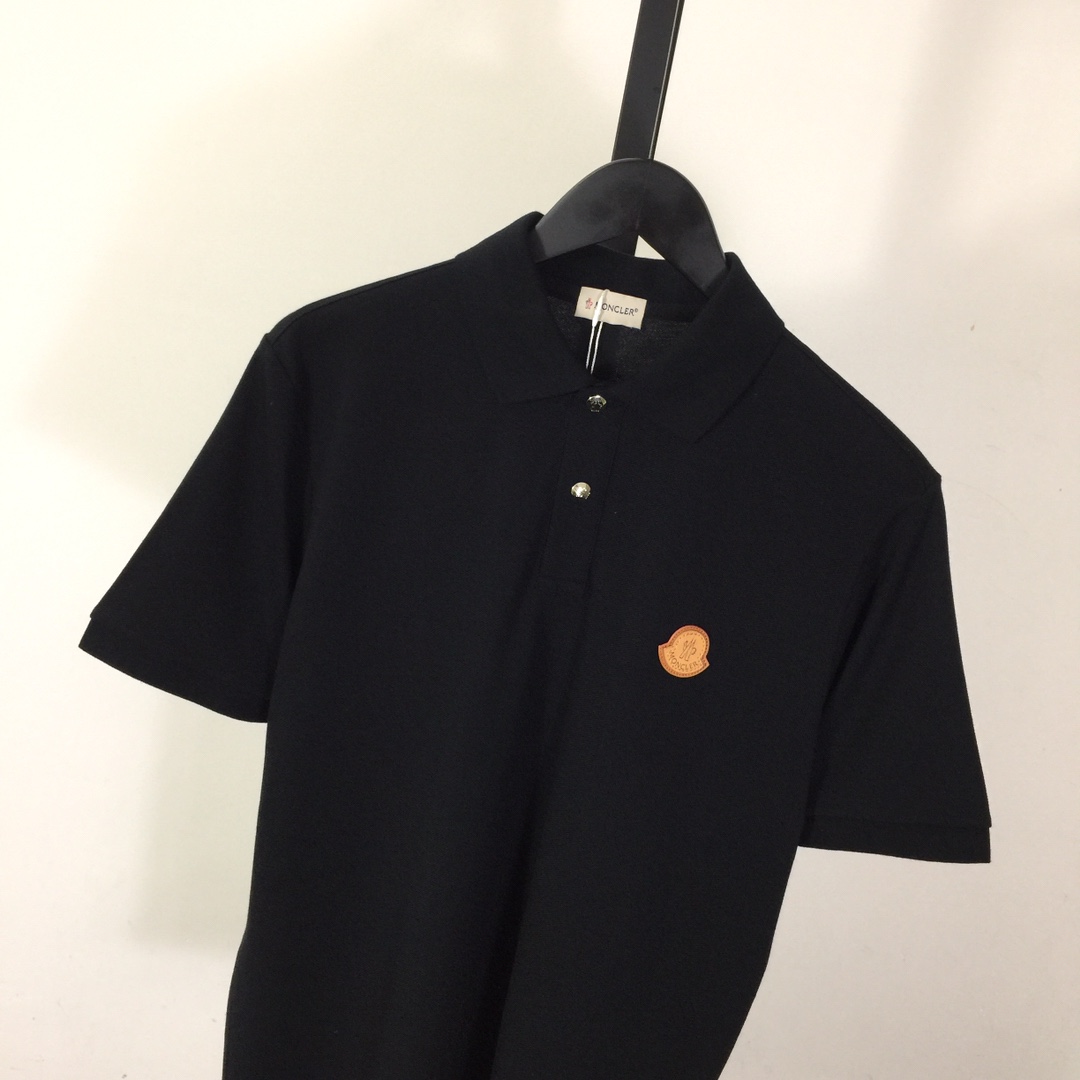 Moncler Logo Cotton Polo Shirt - everydesigner