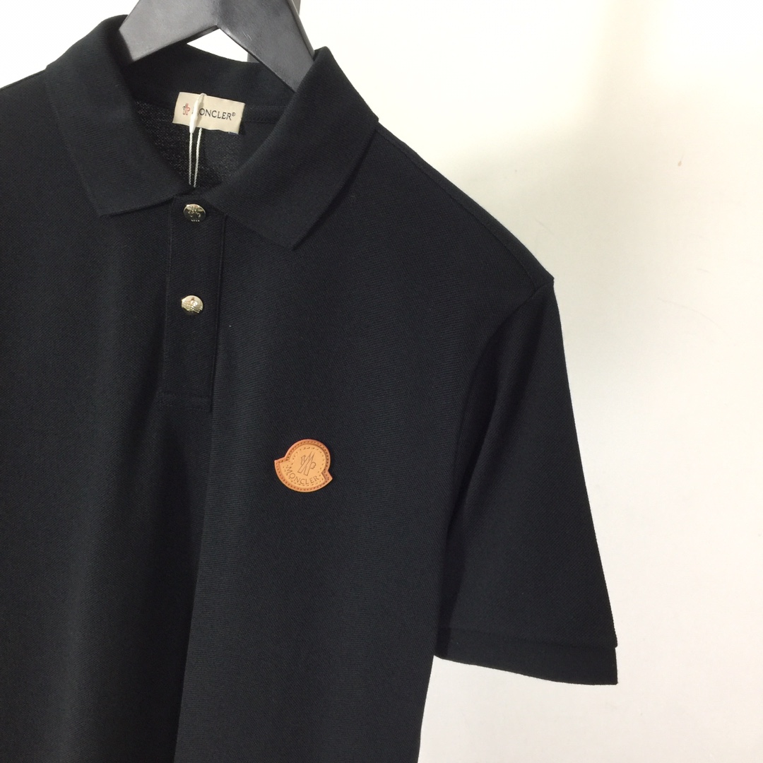 Moncler Logo Cotton Polo Shirt - everydesigner