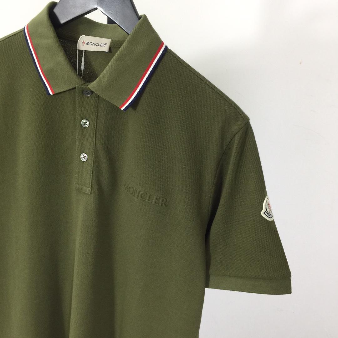 Moncler Logo Cotton Polo Shirt - everydesigner