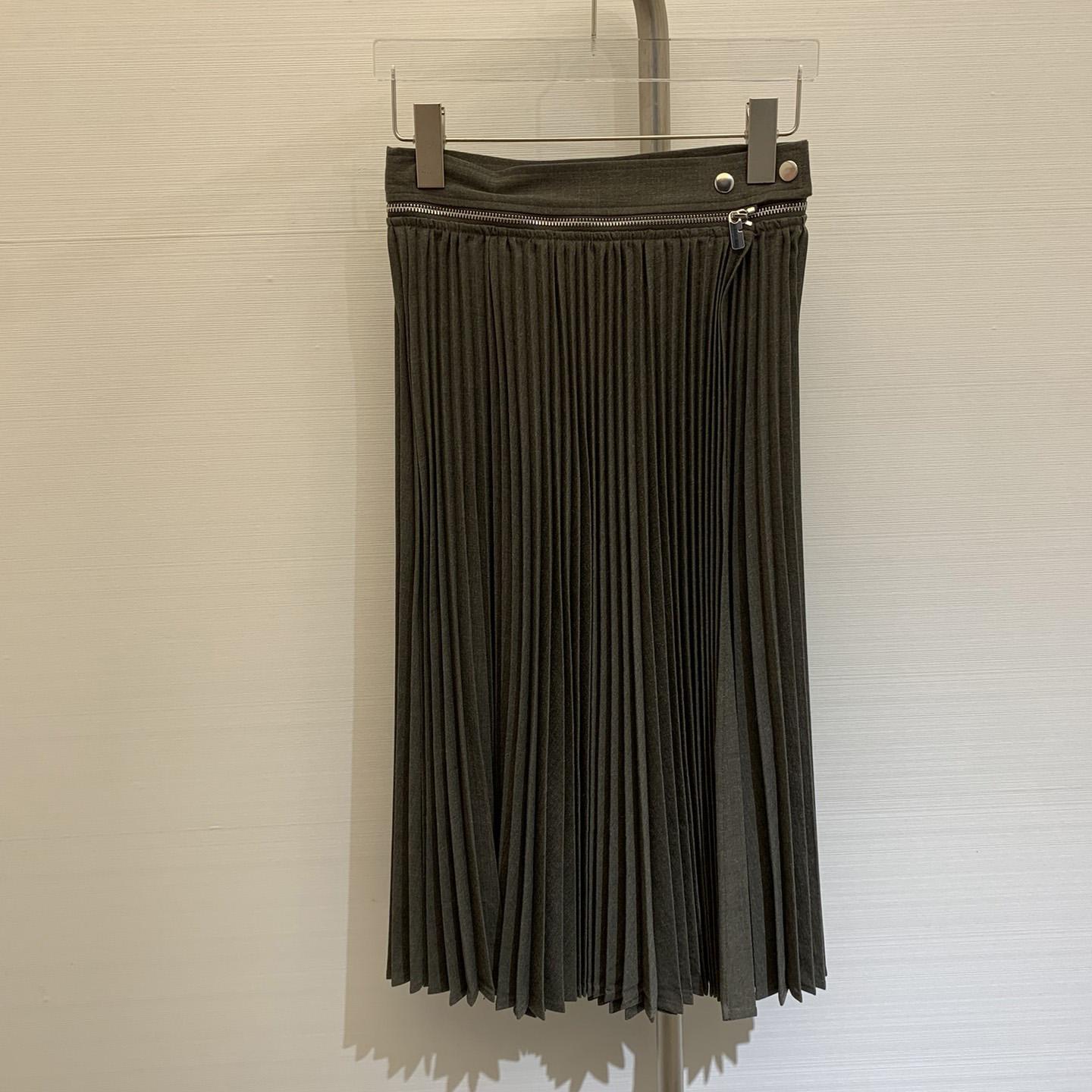 Burberry Pleated Wool Skirt - everydesigner