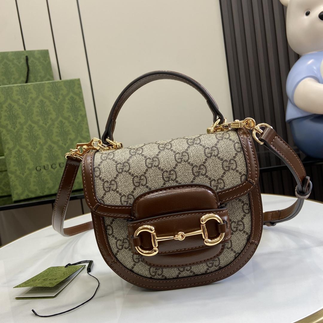 Gucci Horsebit 1955 Mini Top Handle Bag - everydesigner