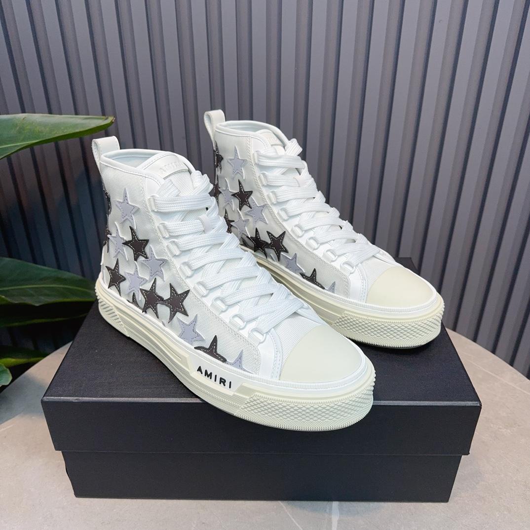 Amiri Stars Court High 'Grey' - everydesigner