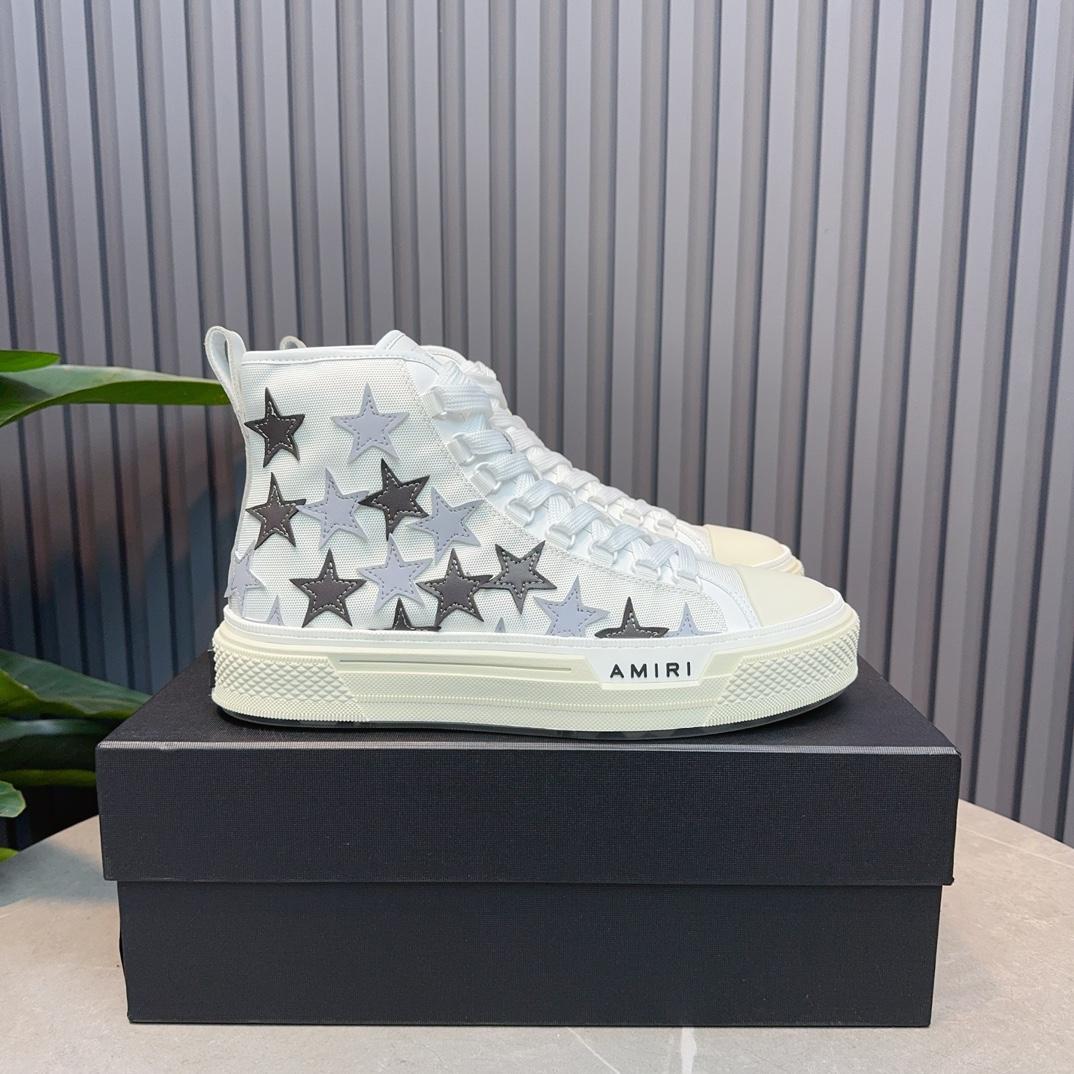 Amiri Stars Court High 'Grey' - everydesigner