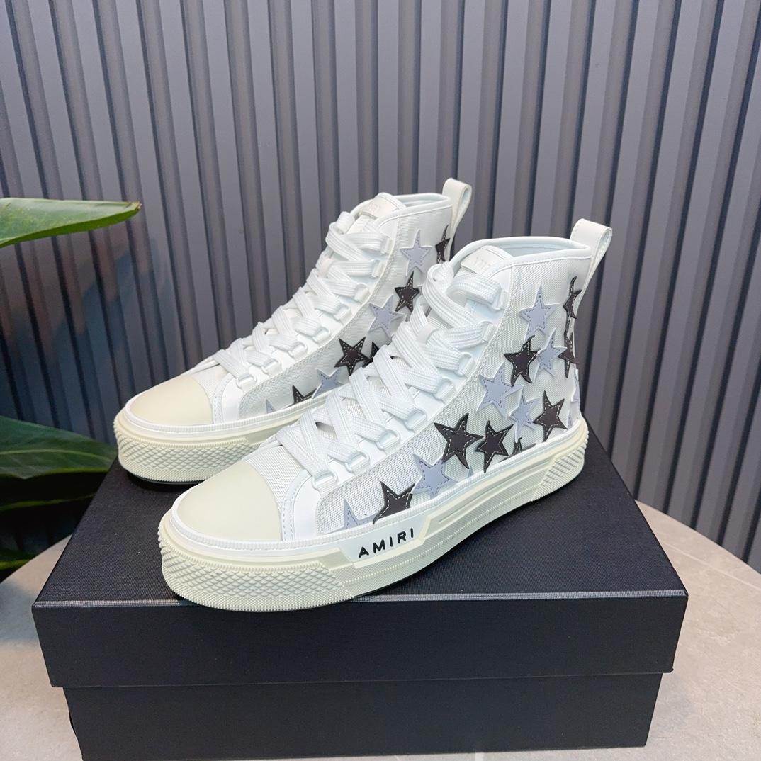 Amiri Stars Court High 'Grey' - everydesigner