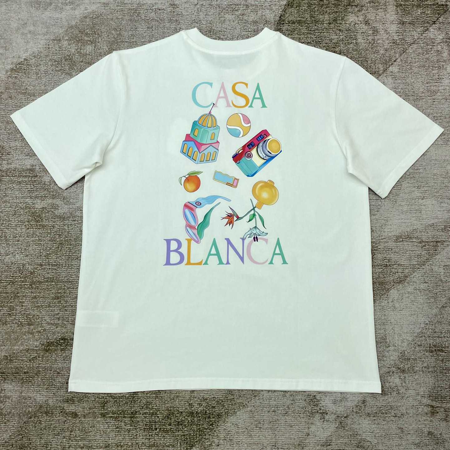 Casablanca Graphic Print T-shirt     C866 - everydesigner