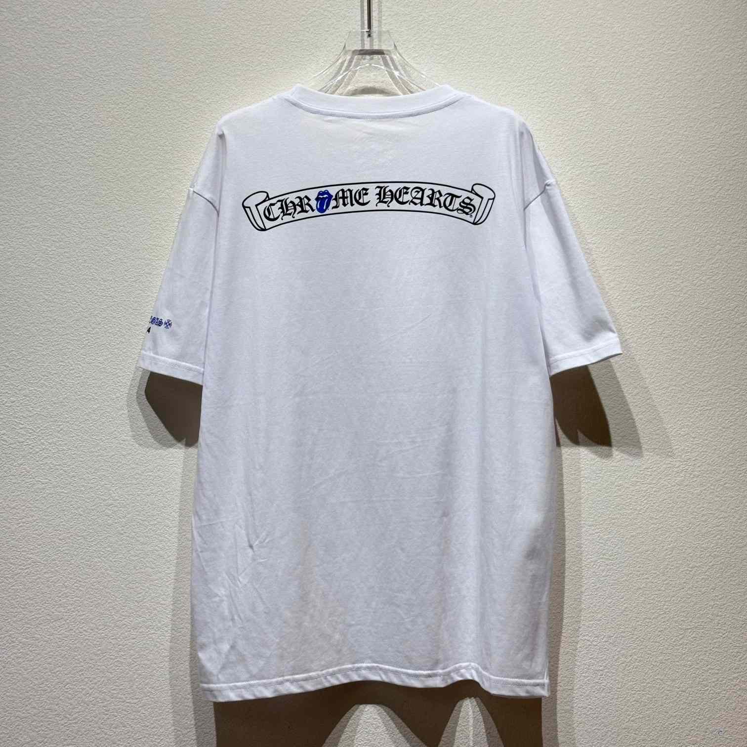 Chrome Hearts Neck Logo T-shirt - everydesigner