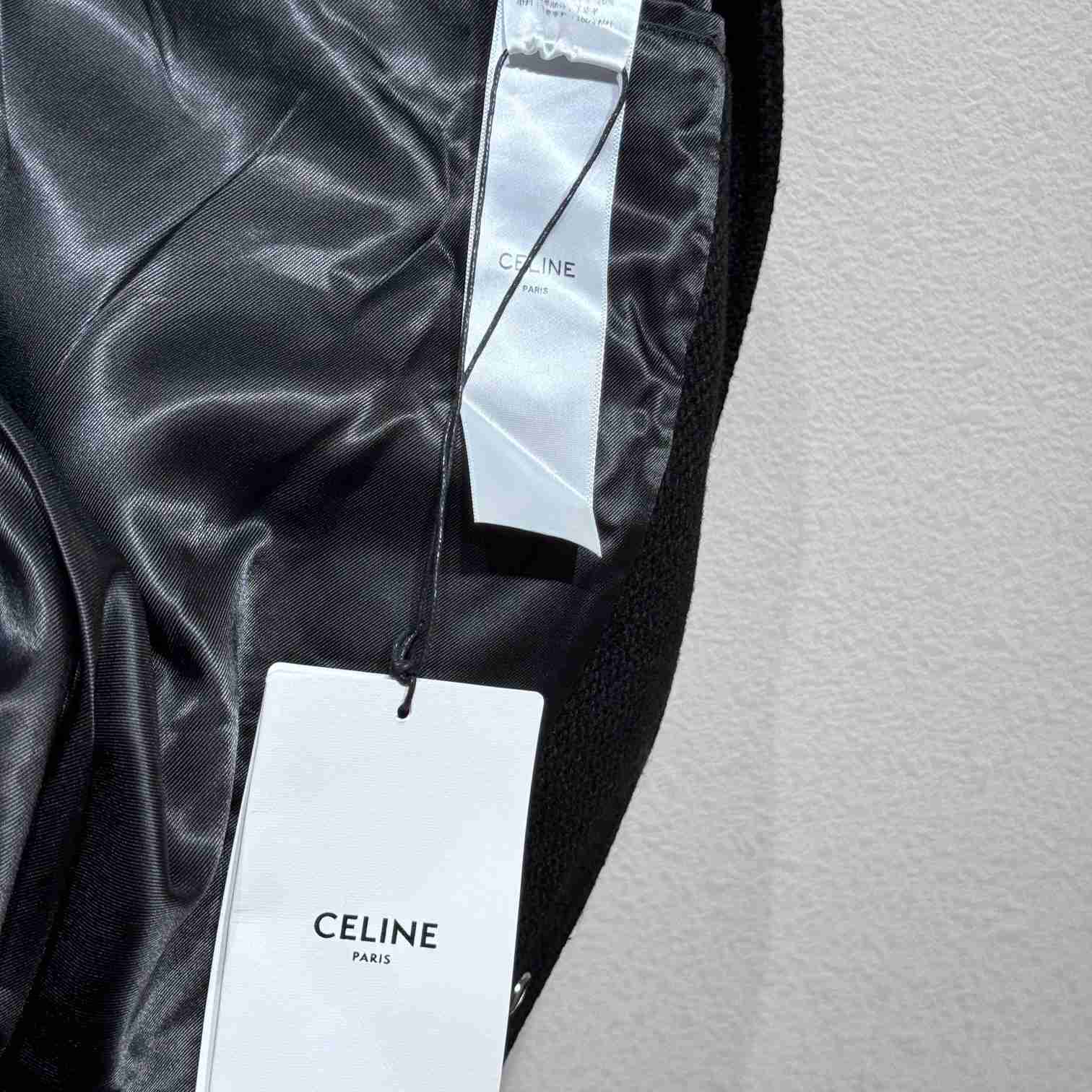 Celine Classic Teddy Jacket In Textured Wool - everydesigner