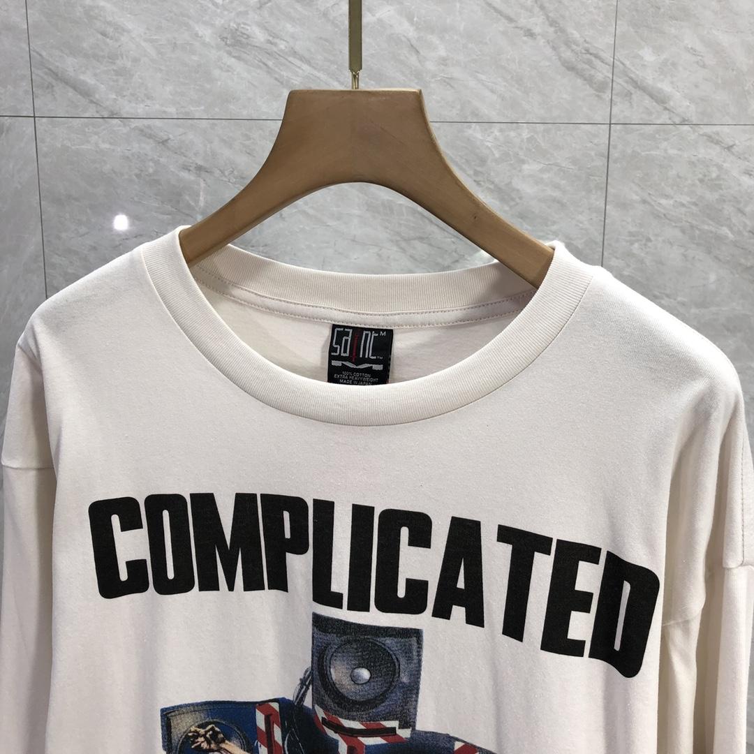 Saint Michael Complicated Long Sleeve Tee - everydesigner