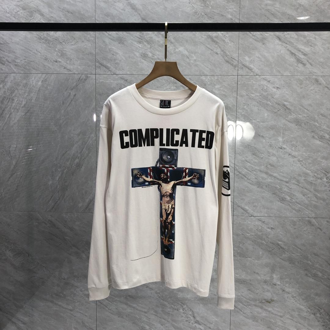 Saint Michael Complicated Long Sleeve Tee - everydesigner