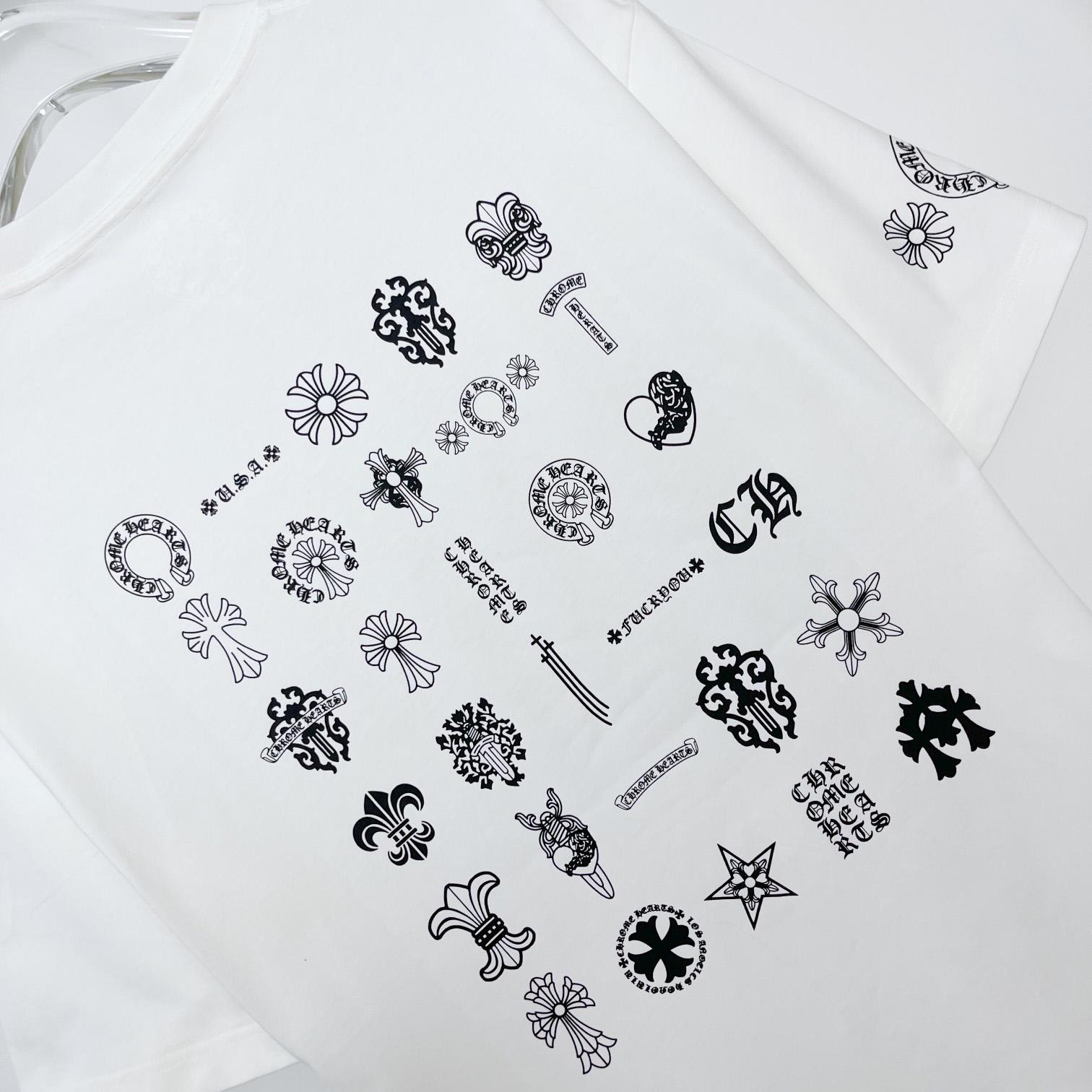 Chrome Hearts Cotton T-shirt - everydesigner