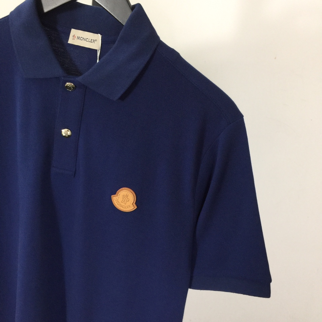 Moncler Logo Cotton Polo Shirt - everydesigner