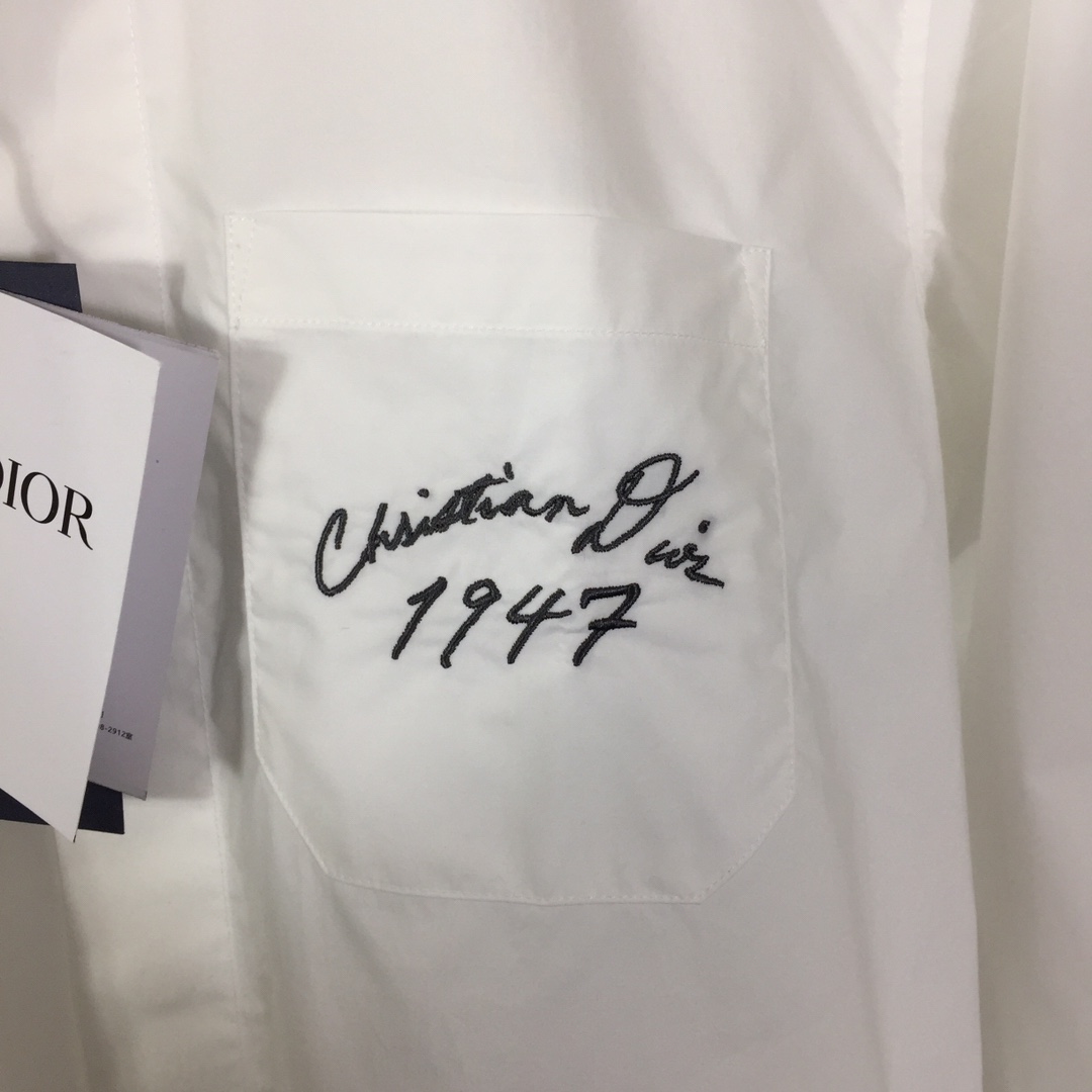 Dior Handwritten Christian Dior 1947 Shirt - everydesigner