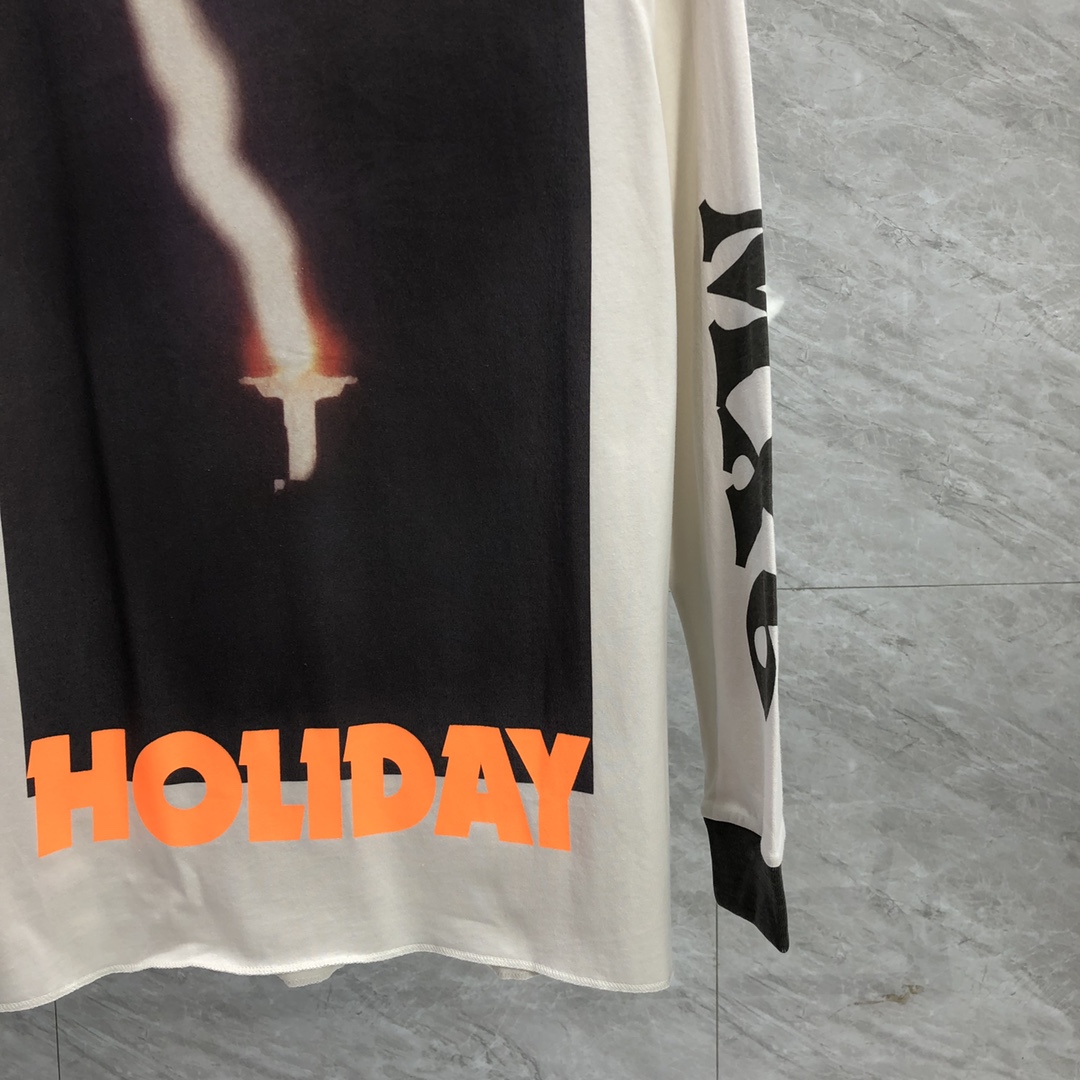 Saint Michael 'A Cheap Holiday' Printed Longsleeve - everydesigner