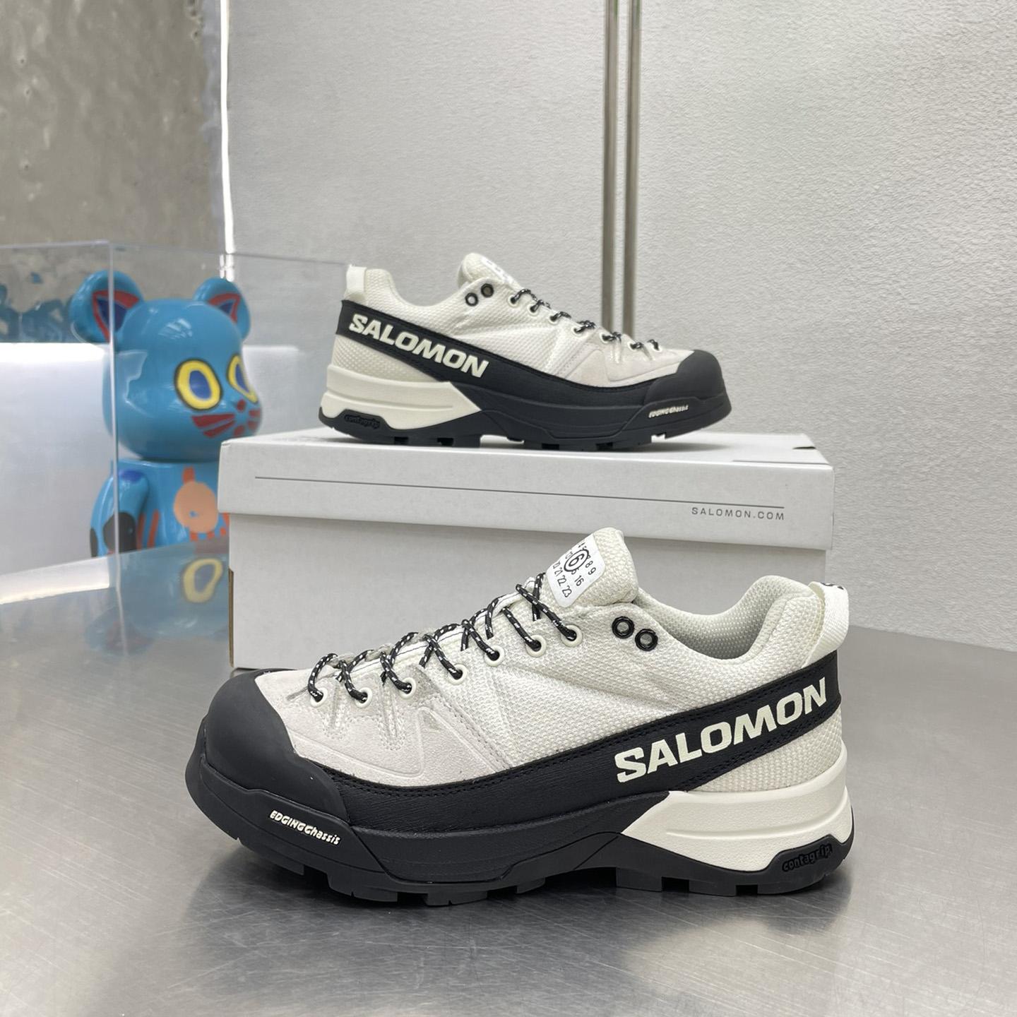 Maison Margiela Black Off- Salomon Edition X-Alpages Sneakers - everydesigner