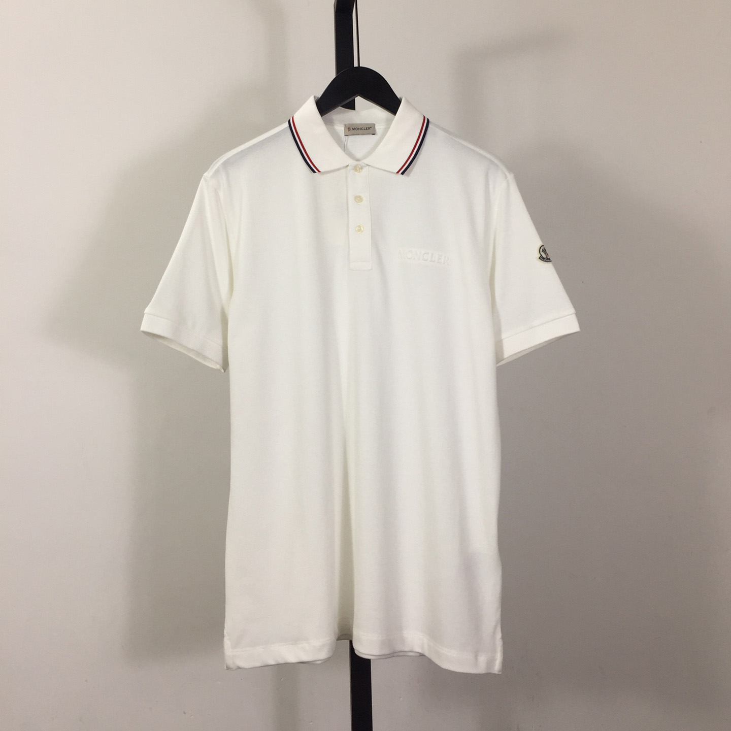 Moncler Logo Cotton Polo Shirt - everydesigner