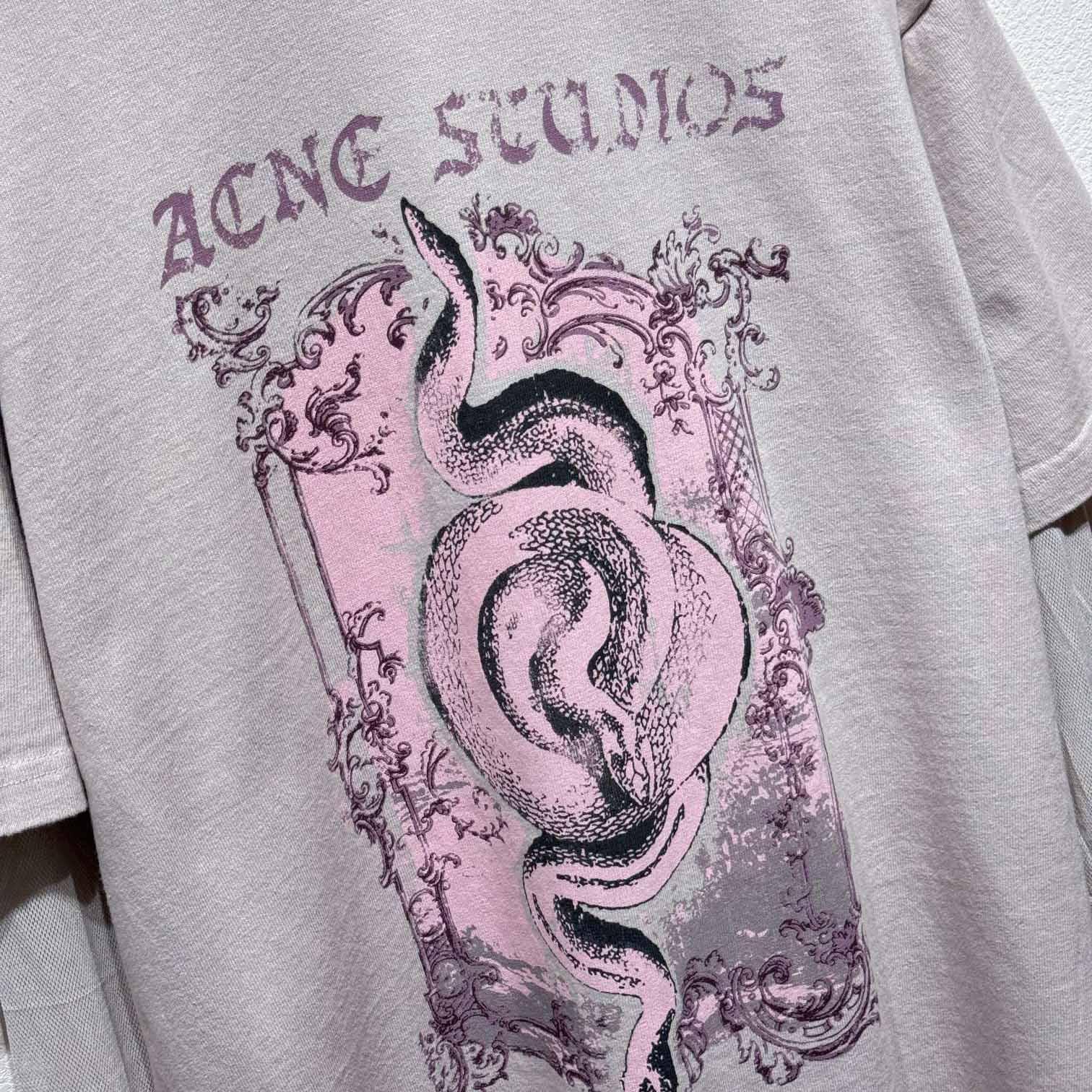 Acne Studios Logo Layered T-shirt - everydesigner