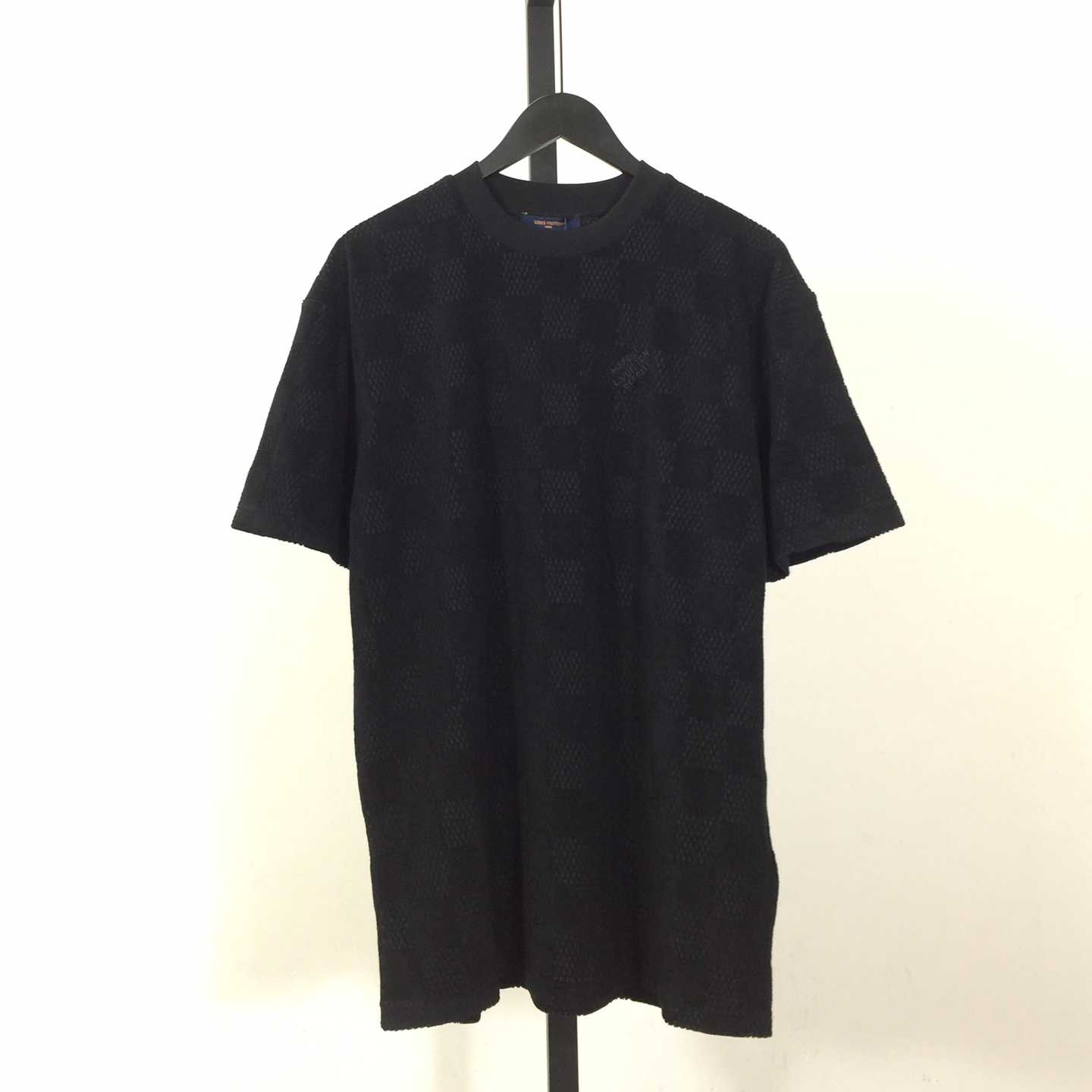 Louis Vuitton Damier French Terry Cotton T-Shirt   1AFRBK - everydesigner