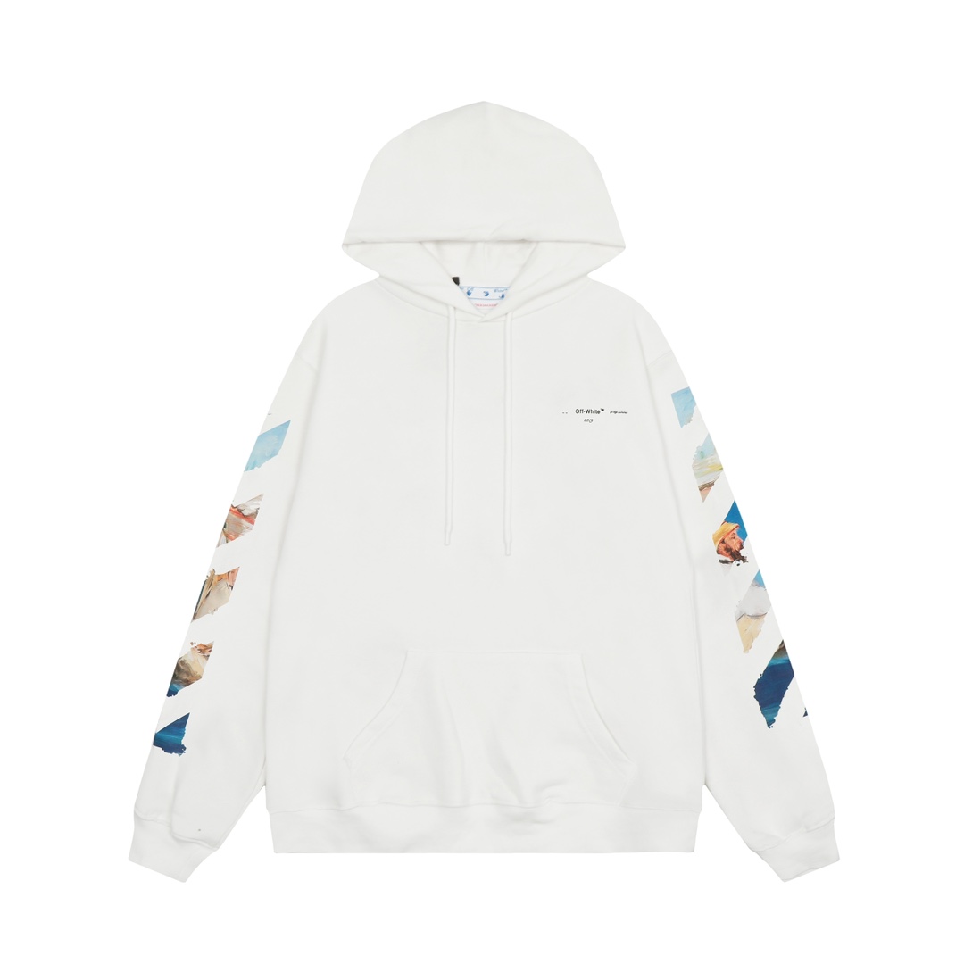 Off-White Cotton Hoodie - everydesigner