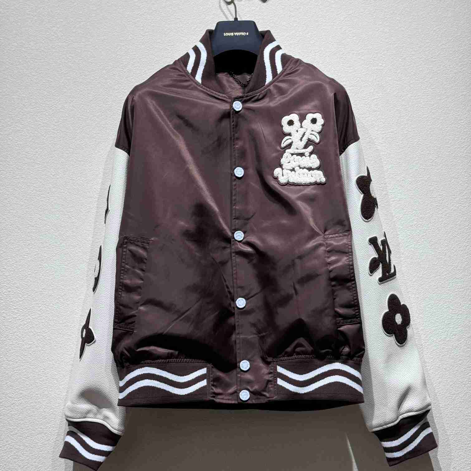 Louis Vuitton Embroidered Varsity Jacket   1AFPWR - everydesigner