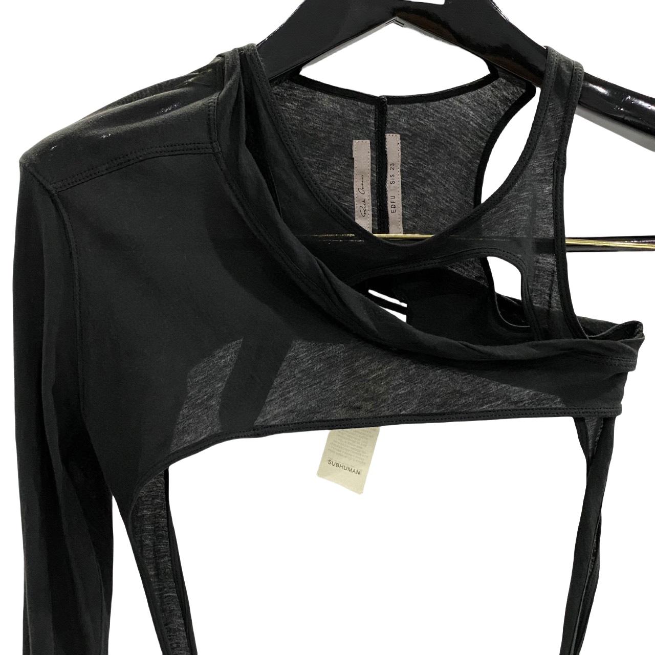 Rick Owens Asymmetric Sleeve Top - everydesigner