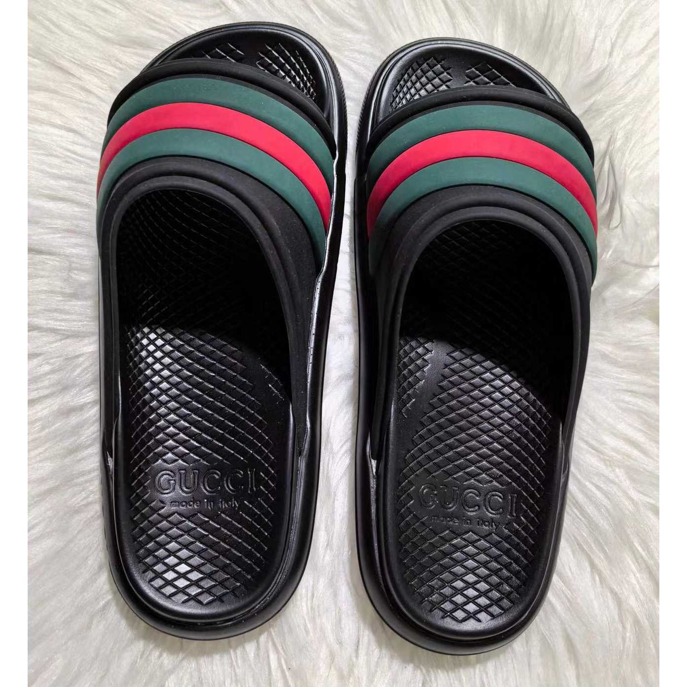 Gucci Web Slide Sandal - everydesigner