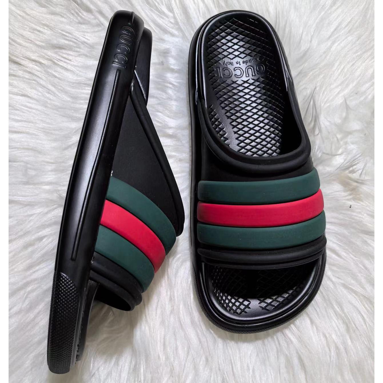 Gucci Web Slide Sandal - everydesigner