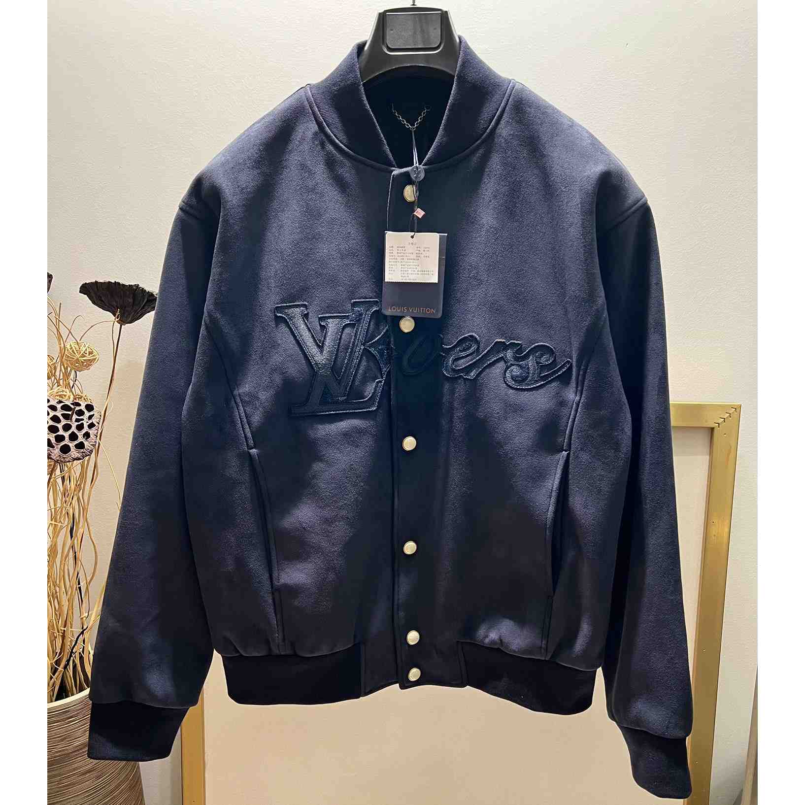 Louis Vuitton Embroidered Cotton Blend Bomber - everydesigner