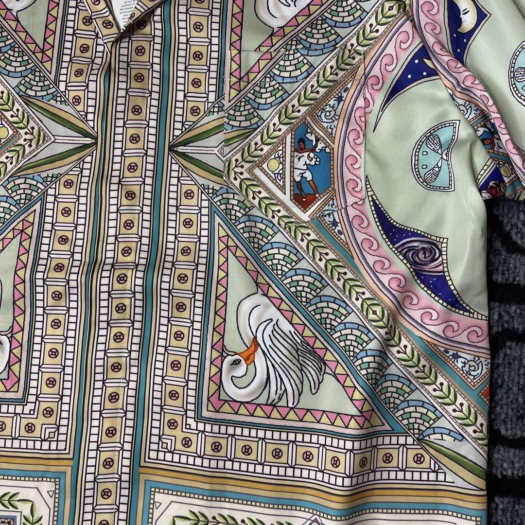 Casablanca Le Labyrinthe Silk Shirt - everydesigner