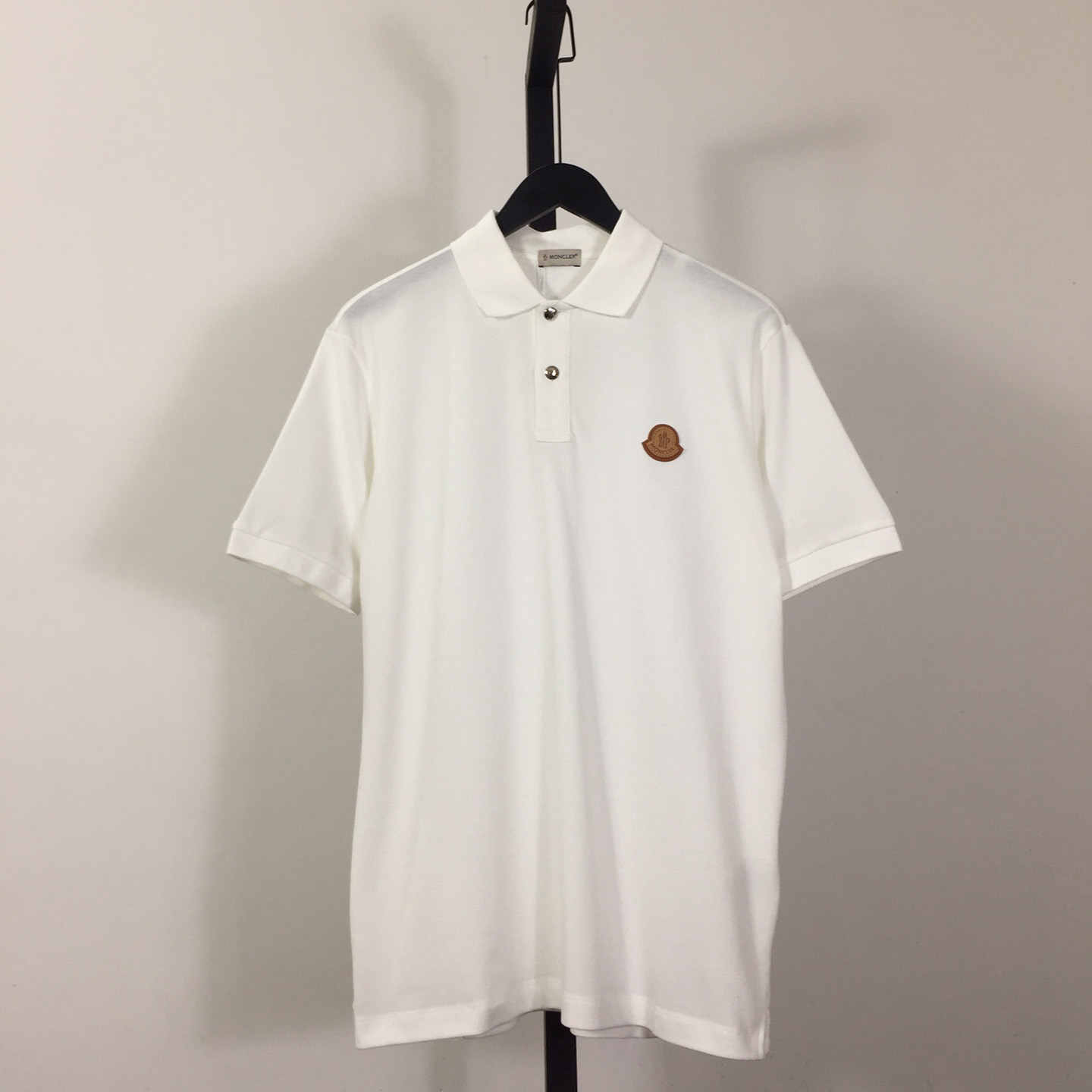 Moncler Logo Cotton Polo Shirt - everydesigner