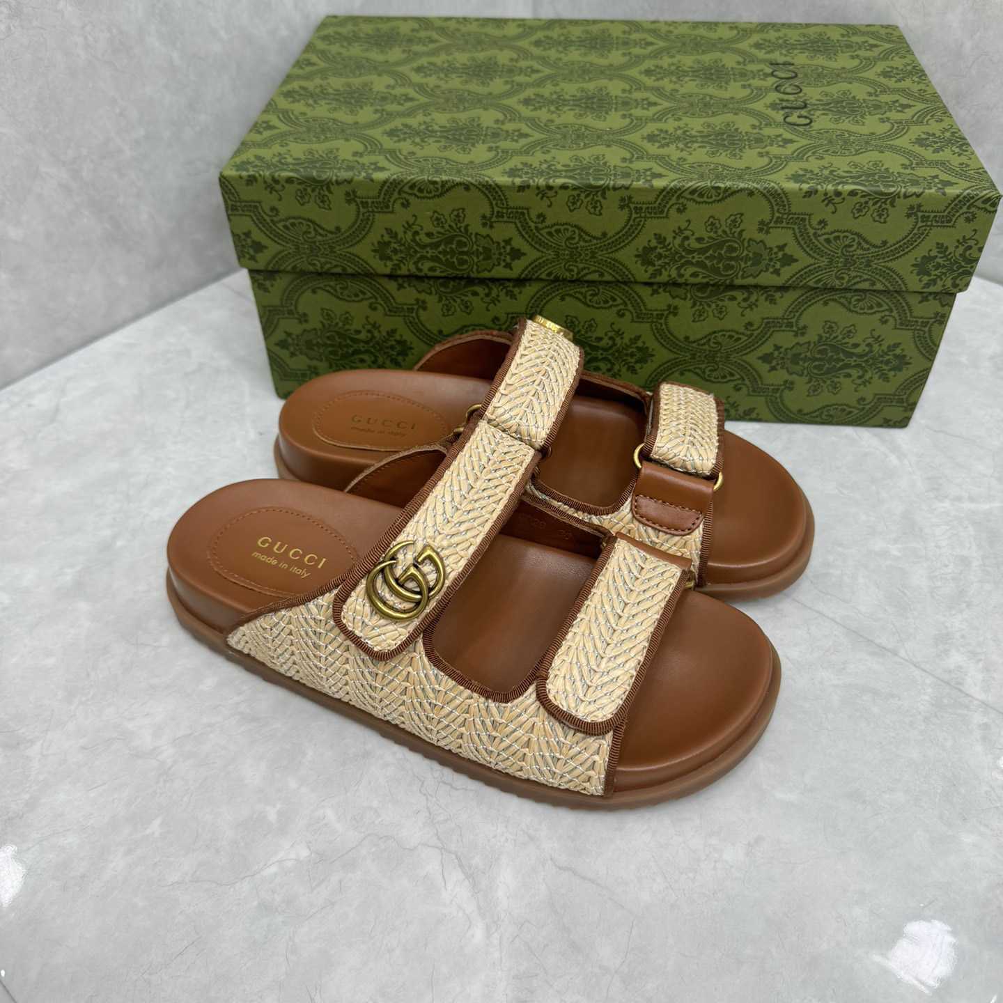 Gucci Sandal With Double G   - everydesigner